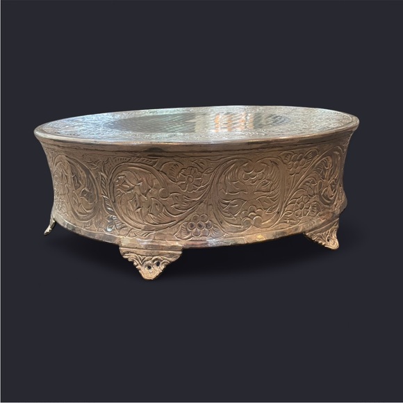 Silver Plated Cake Stand - Picture 4 of 4